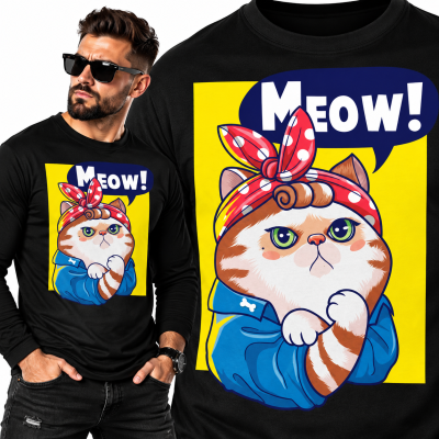 LONGSLEEVE ŚMIESZNE MEOW!